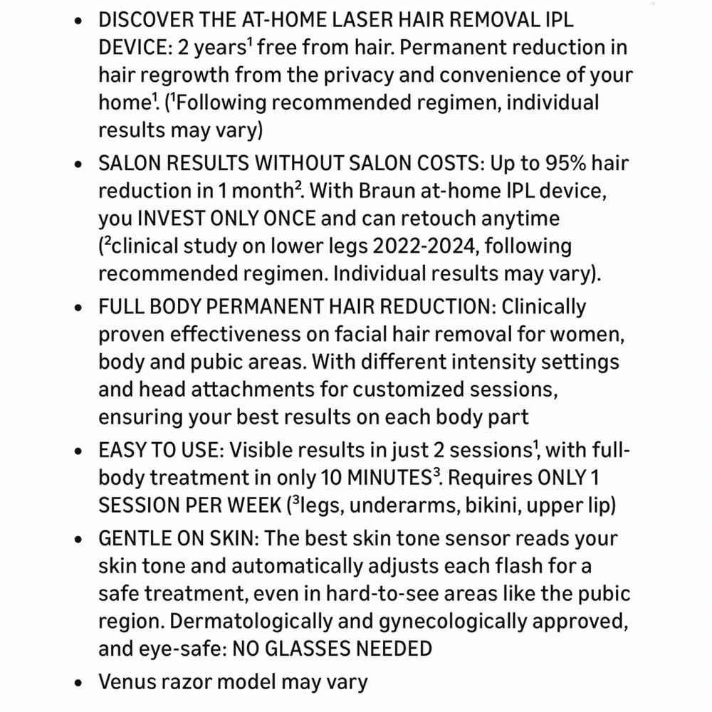 Braun Smart IPL Silk Expert Pro 5 Laser Hair Removal Device Vanity Case PL5347